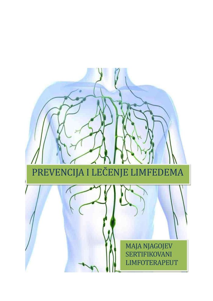 Prevencija i lečenje limfedema - naslovna strana brošure