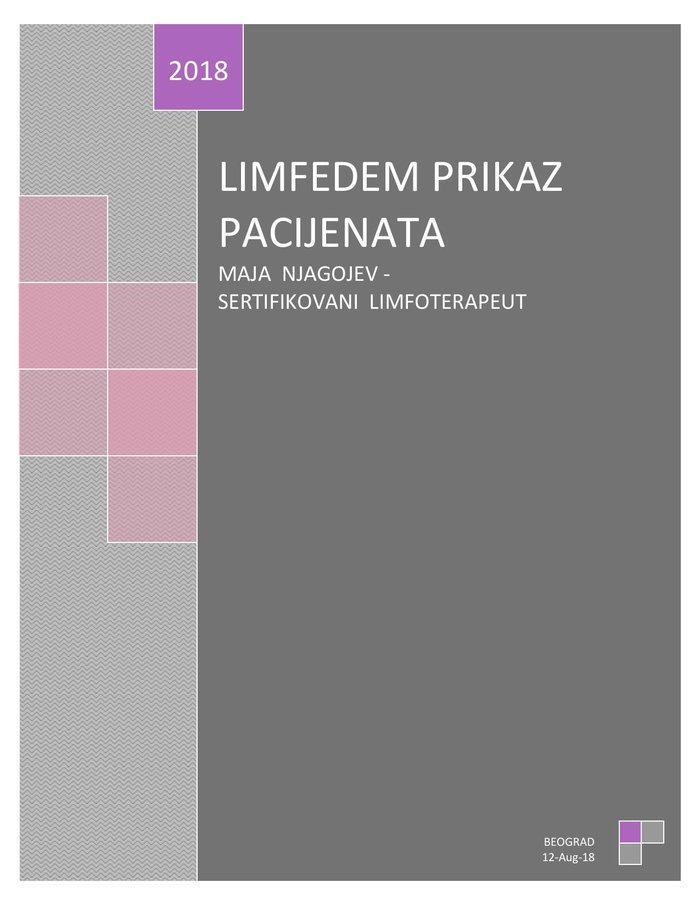 Prikaz slučajeva pacijenata - naslovna strana brošure